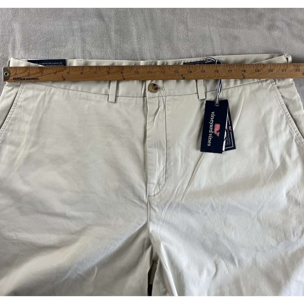 Vineyard Vines Breaker Shorts Men 44T Stone Bermuda Stretch Golf Preppy NWT - Picture 5 of 16